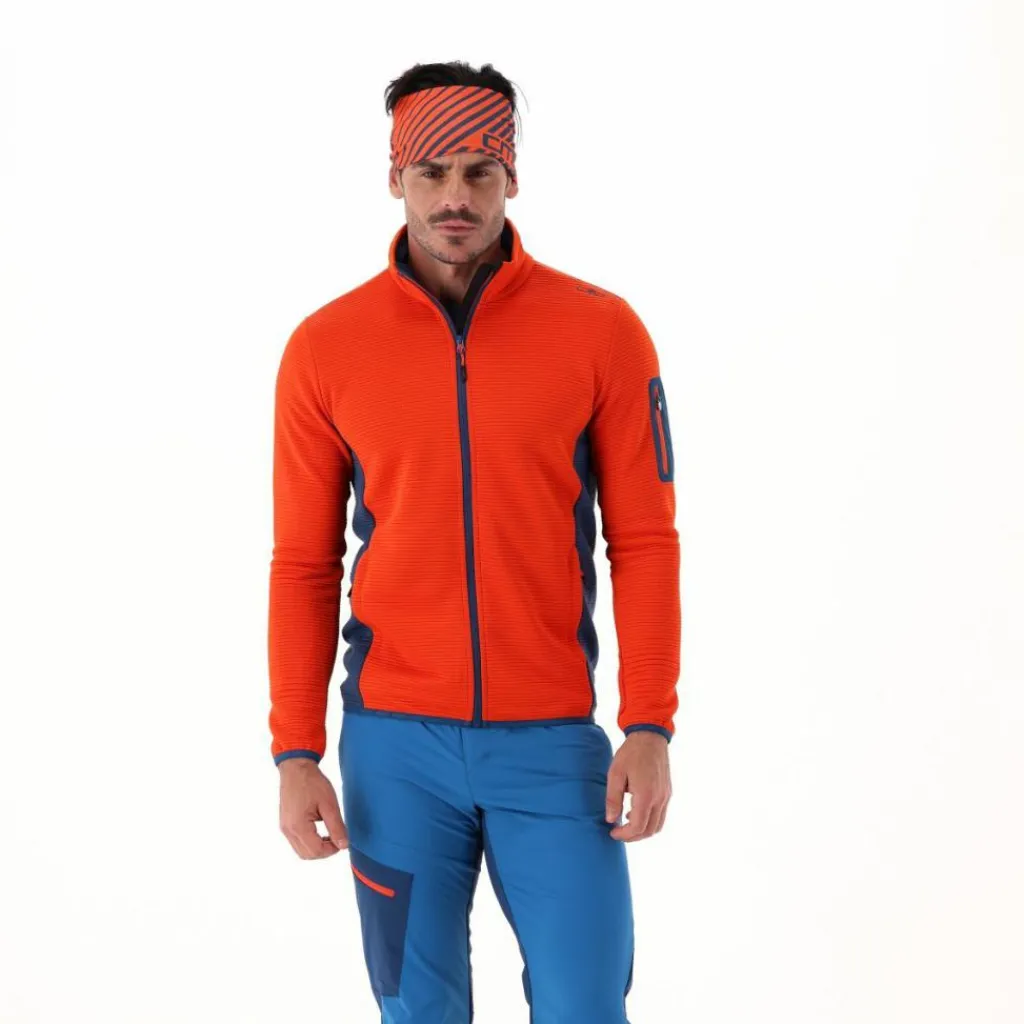 Herren Unlimitech Fleece mit durchgehendem Reißverschluss>CMP Clearance