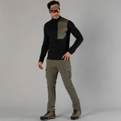 Herren Unlimitech Wanderhose mit Seitentaschen><noscript><img width=