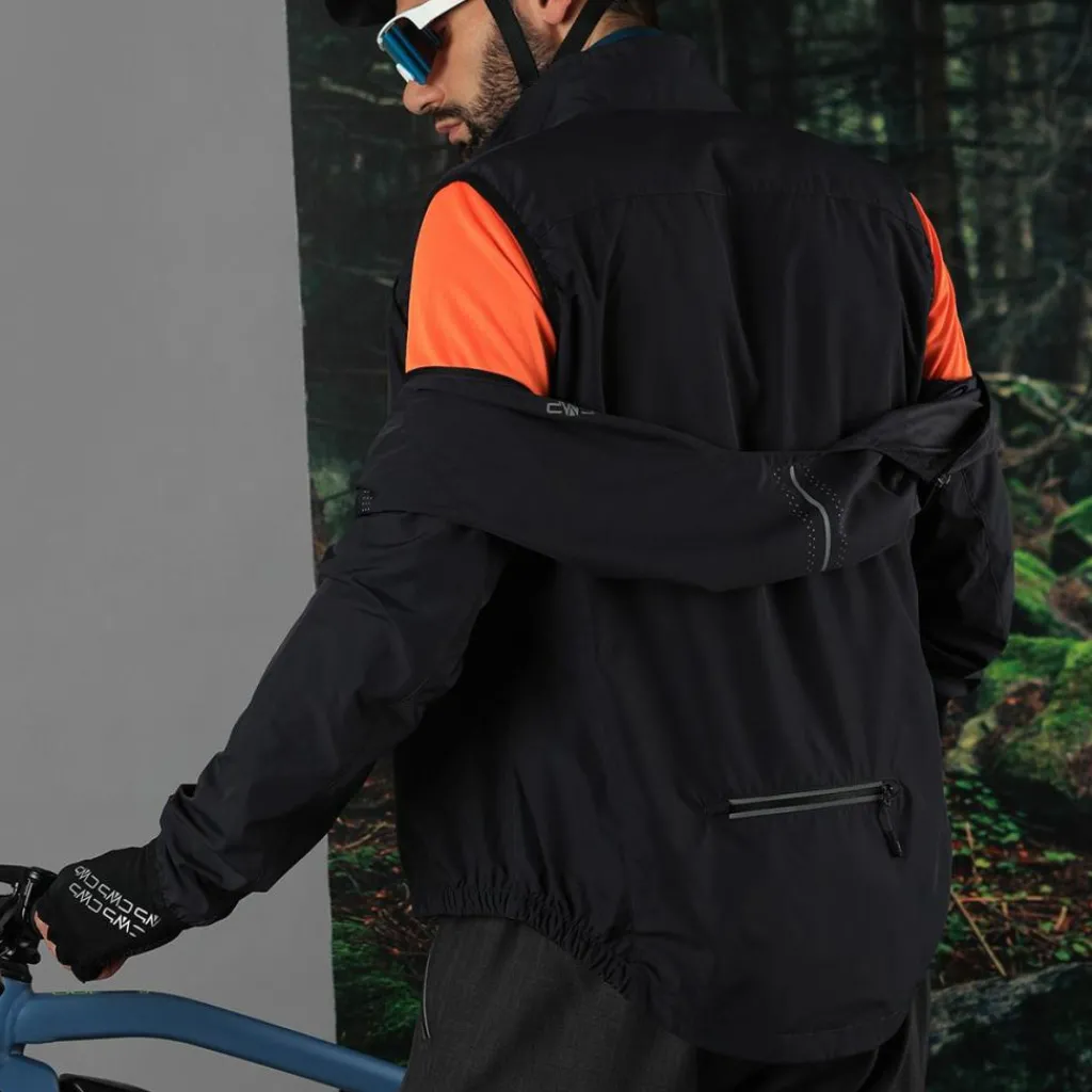 Herren Windschutzjacke mit abnehmbaren Ärmeln>CMP Sale