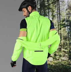 Herren Windschutzjacke mit abnehmbaren Ärmeln><noscript><img width=