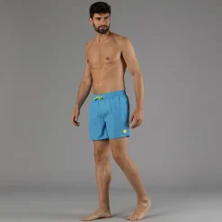Herren-Badeshorts mit geometrischem Muster><noscript><img width=