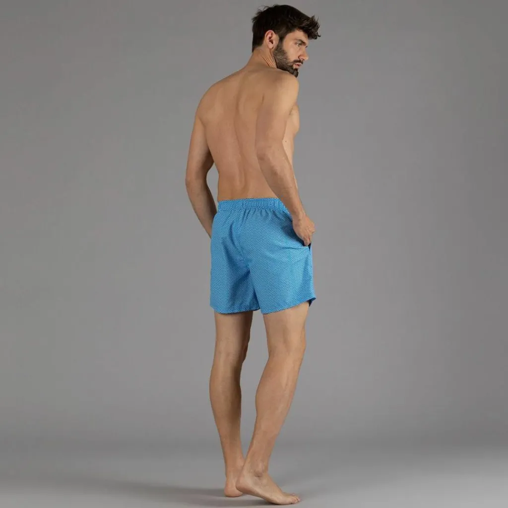 Herren-Badeshorts mit geometrischem Muster>CMP Hot