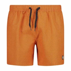 Herren-Badeshorts mit geometrischem Muster><noscript><img width=