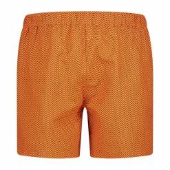 Herren-Badeshorts mit geometrischem Muster><noscript><img width=