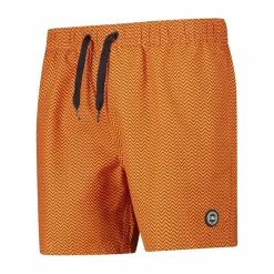 Herren-Badeshorts mit geometrischem Muster><noscript><img width=