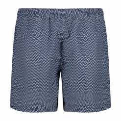 Herren-Badeshorts mit geometrischem Muster><noscript><img width=