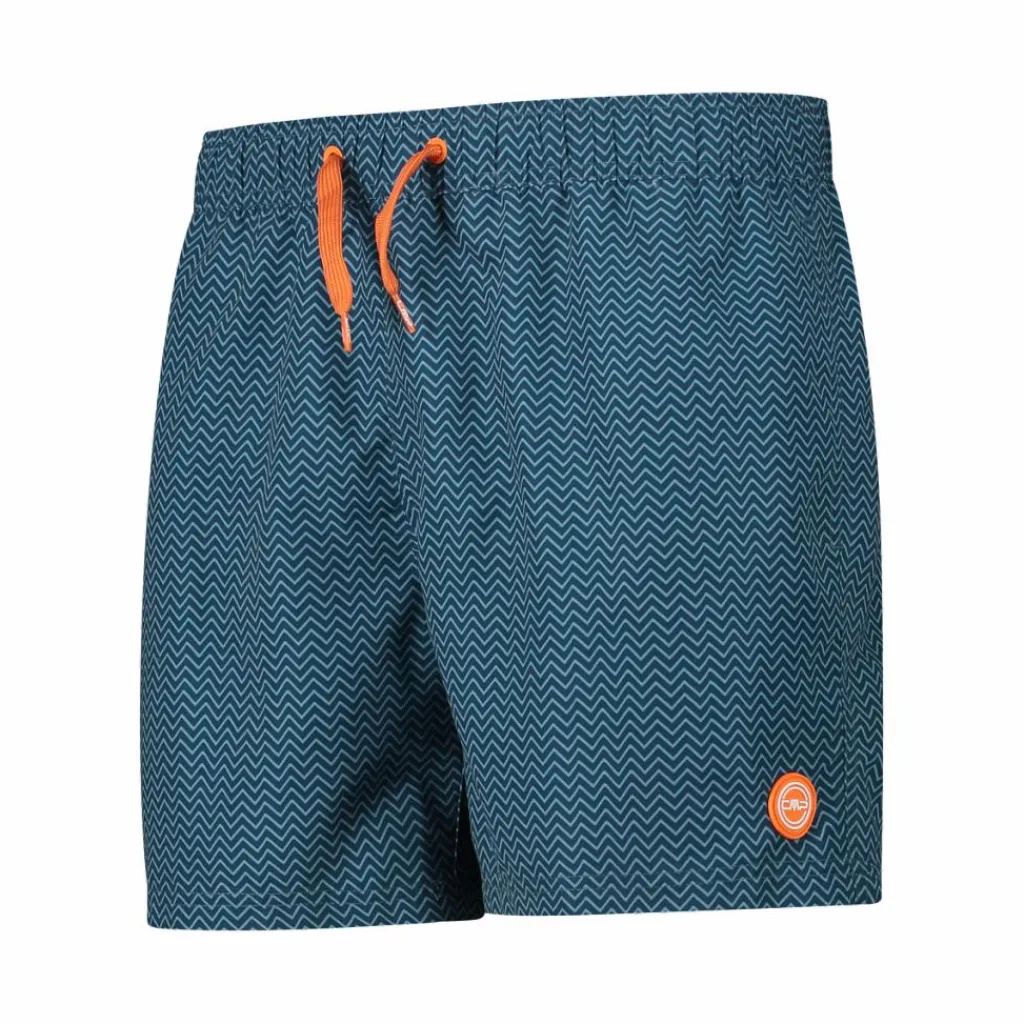 Herren-Badeshorts mit geometrischem Muster>CMP Hot