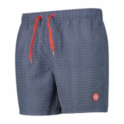 Herren-Badeshorts mit geometrischem Muster><noscript><img width=