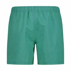 Herren-Badeshorts mit geometrischem Muster><noscript><img width=