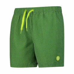 Herren-Badeshorts mit geometrischem Muster><noscript><img width=