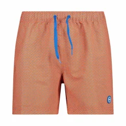 Herren-Badeshorts mit geometrischem Muster><noscript><img width=
