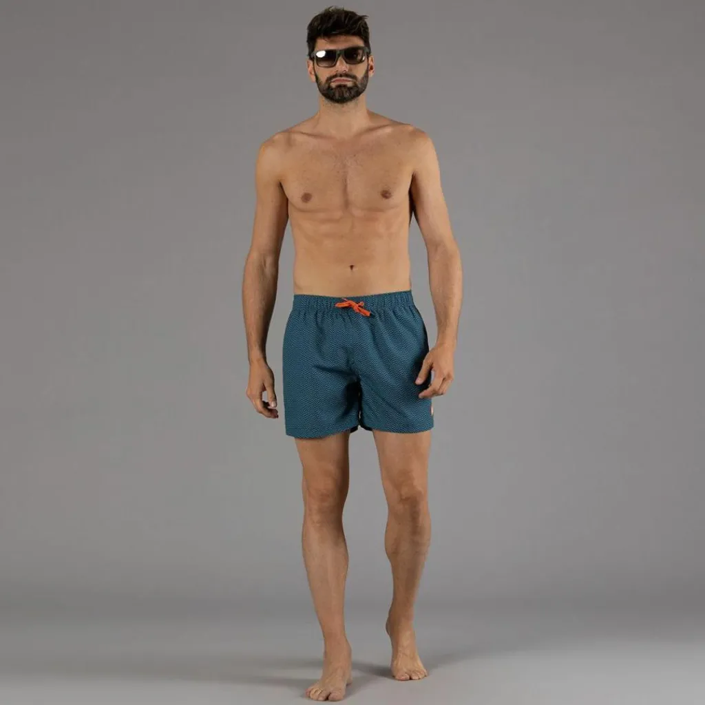 Herren-Badeshorts mit geometrischem Muster>CMP Hot