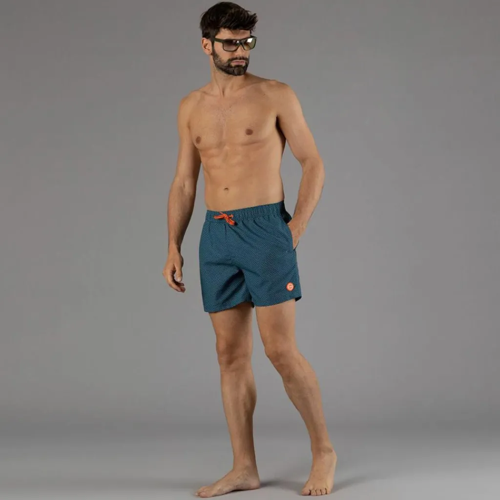 Herren-Badeshorts mit geometrischem Muster>CMP Hot