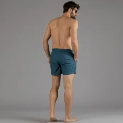 Herren-Badeshorts mit geometrischem Muster><noscript><img width=