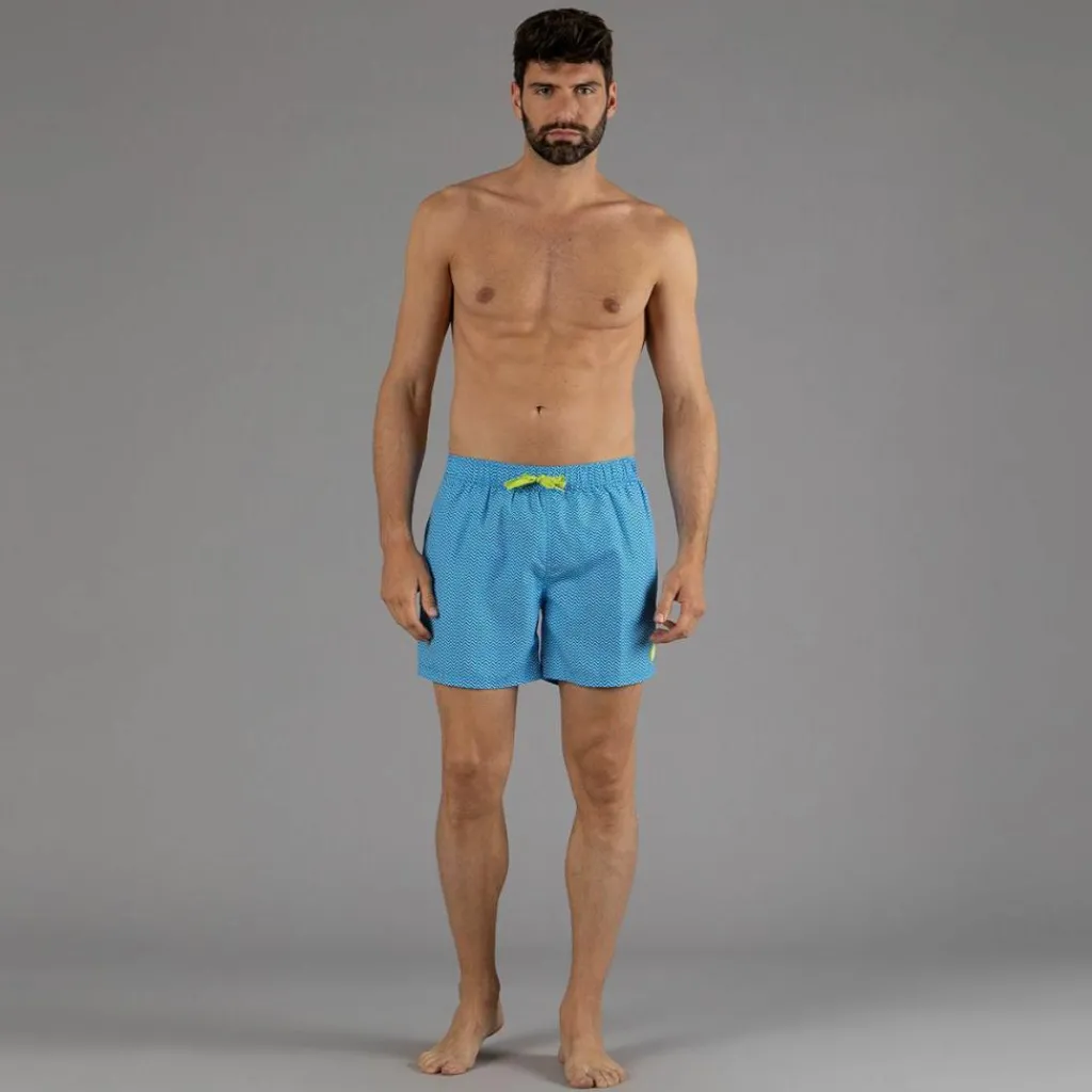 Herren-Badeshorts mit geometrischem Muster>CMP Hot