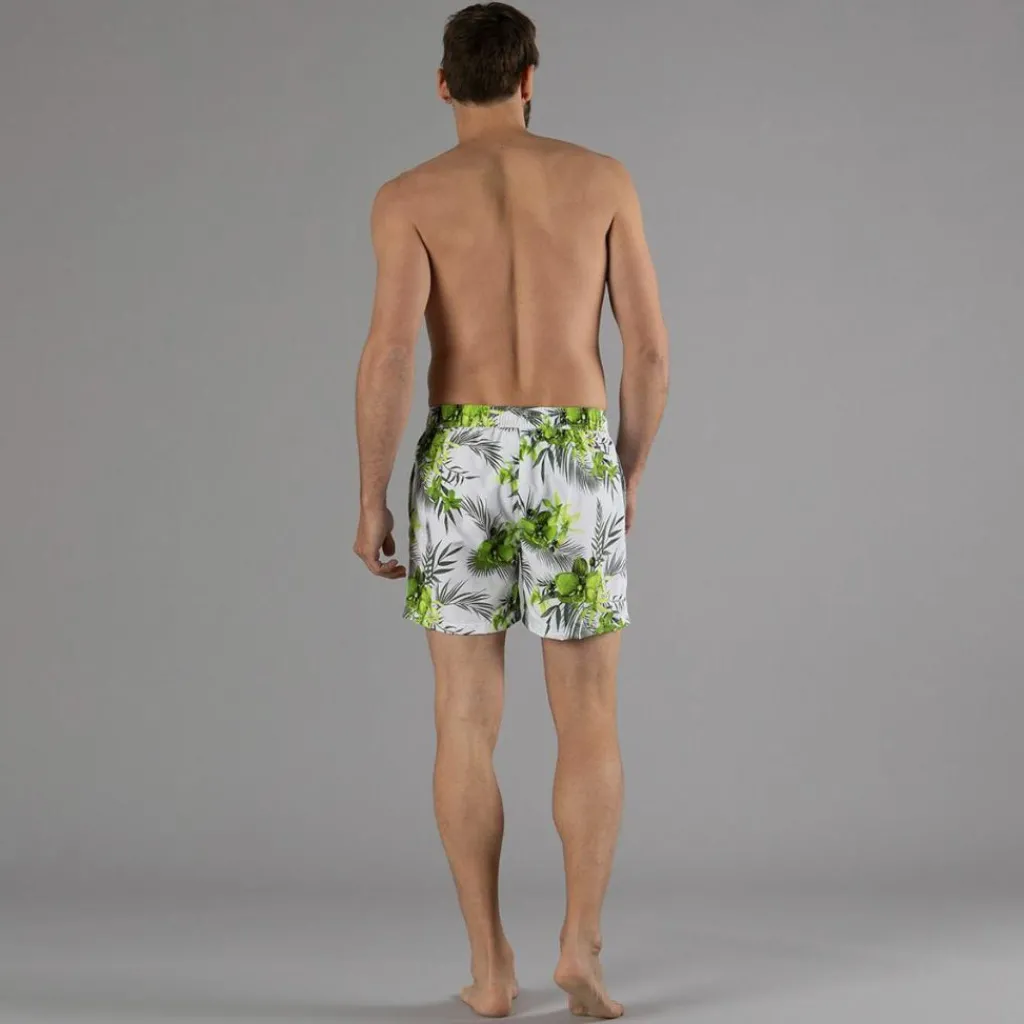 Herren-Boxer-Badeanzug mit tropische Fantasie>CMP Hot
