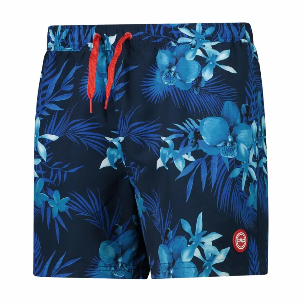 Herren-Boxer-Badeanzug mit tropische Fantasie>CMP Hot
