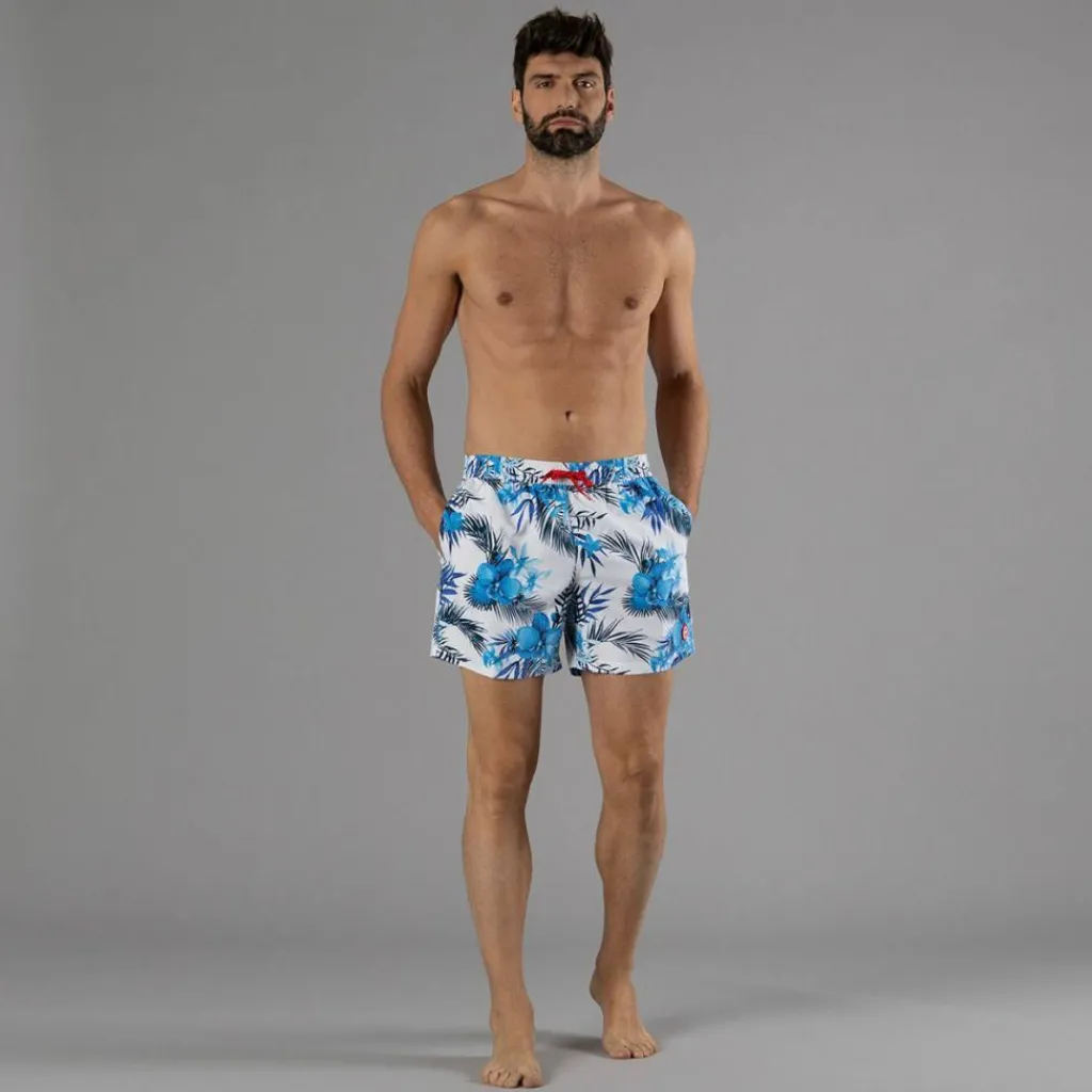 Herren-Boxer-Badeanzug mit tropische Fantasie>CMP Hot