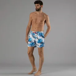 Herren-Boxer-Badeanzug mit tropische Fantasie><noscript><img width=