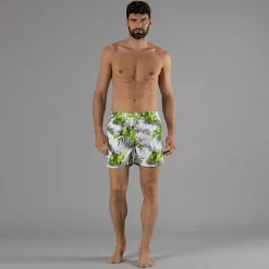Herren-Boxer-Badeanzug mit tropische Fantasie><noscript><img width=