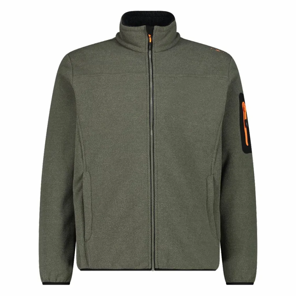 Herren-Fleece Jacquard-Knit-Tech mit Rautenmuster>CMP Hot