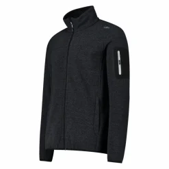 Herren-Fleece Jacquard-Knit-Tech mit Rautenmuster><noscript><img width=