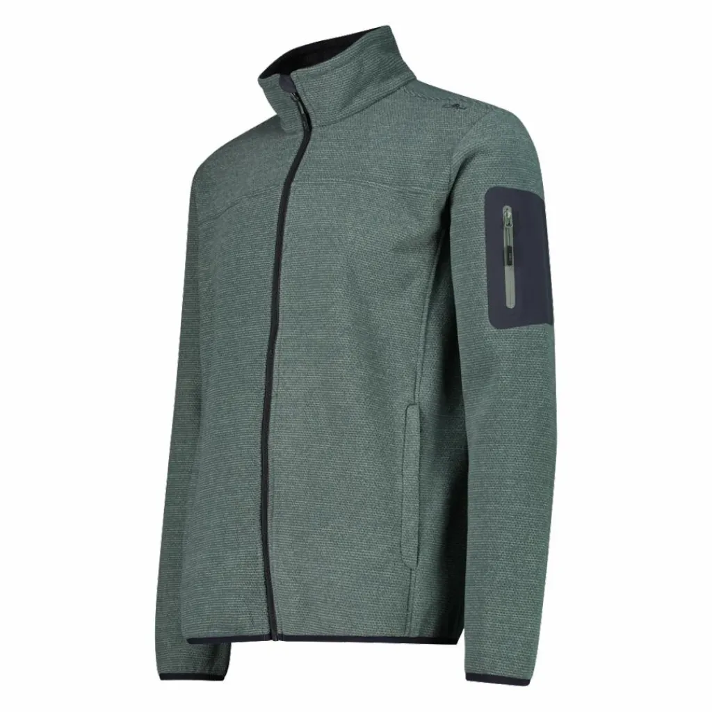Herren-Fleece Jacquard-Knit-Tech mit Rautenmuster>CMP Hot