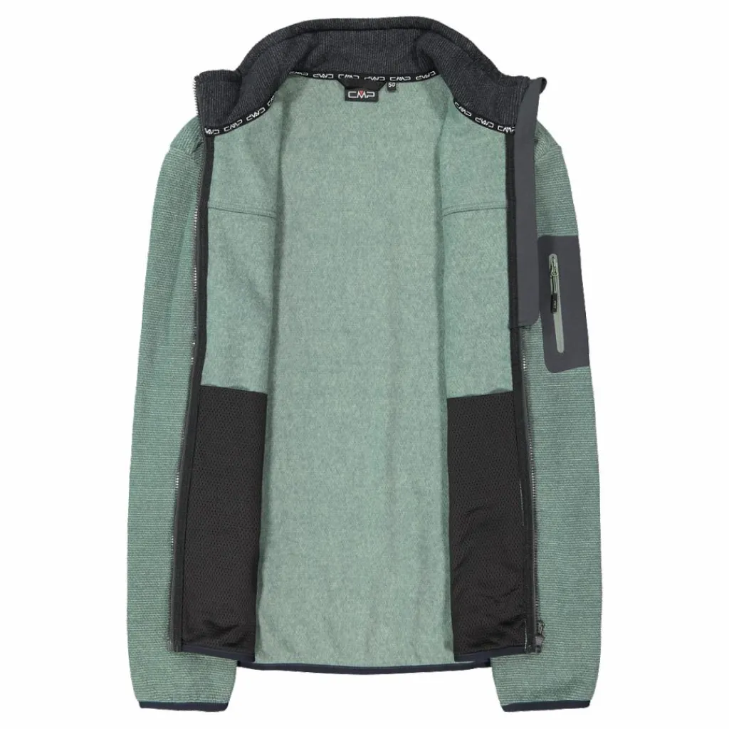 Herren-Fleece Jacquard-Knit-Tech mit Rautenmuster>CMP Hot