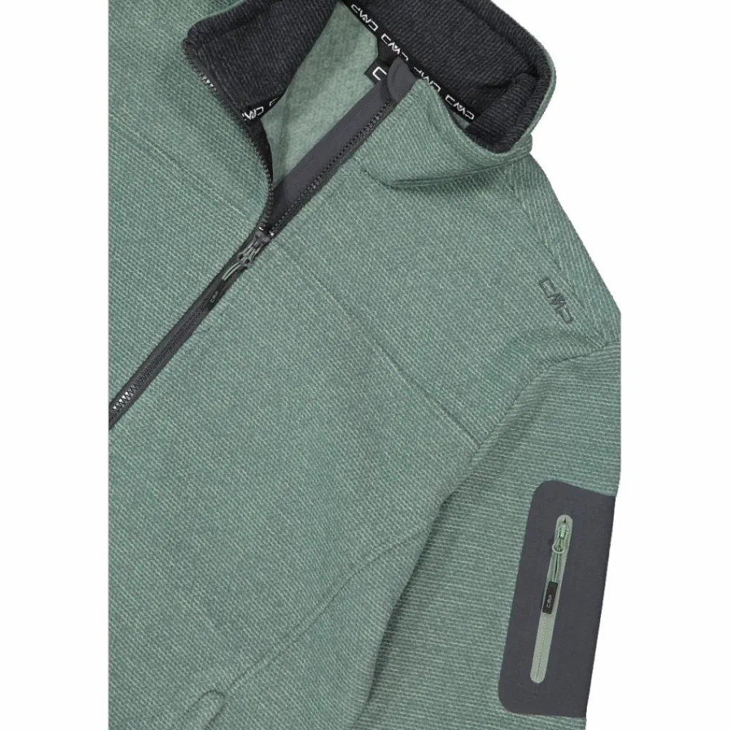 Herren-Fleece Jacquard-Knit-Tech mit Rautenmuster>CMP Hot