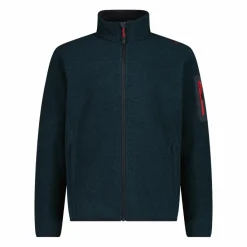 Herren-Fleece Jacquard-Knit-Tech mit Rautenmuster><noscript><img width=