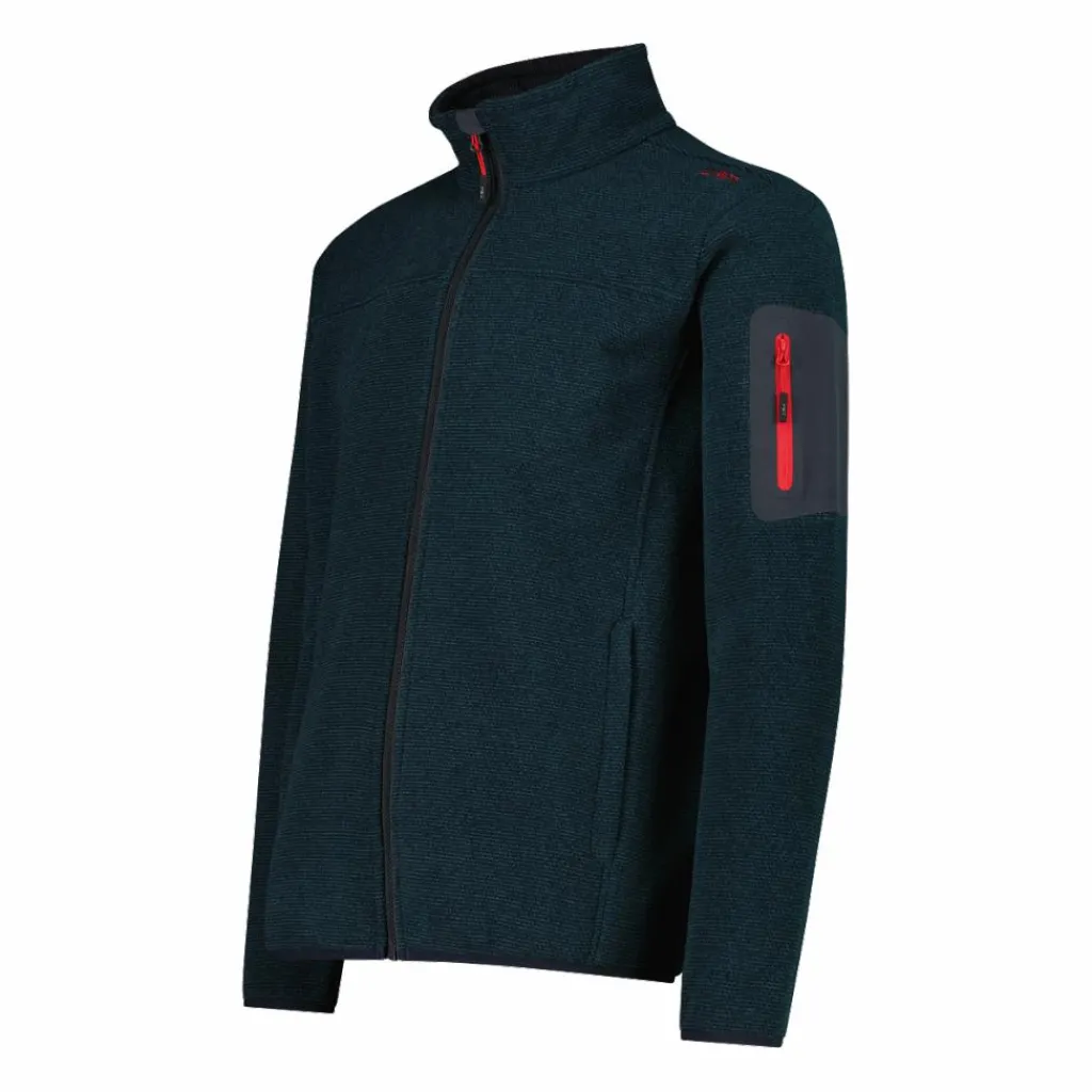 Herren-Fleece Jacquard-Knit-Tech mit Rautenmuster>CMP Hot