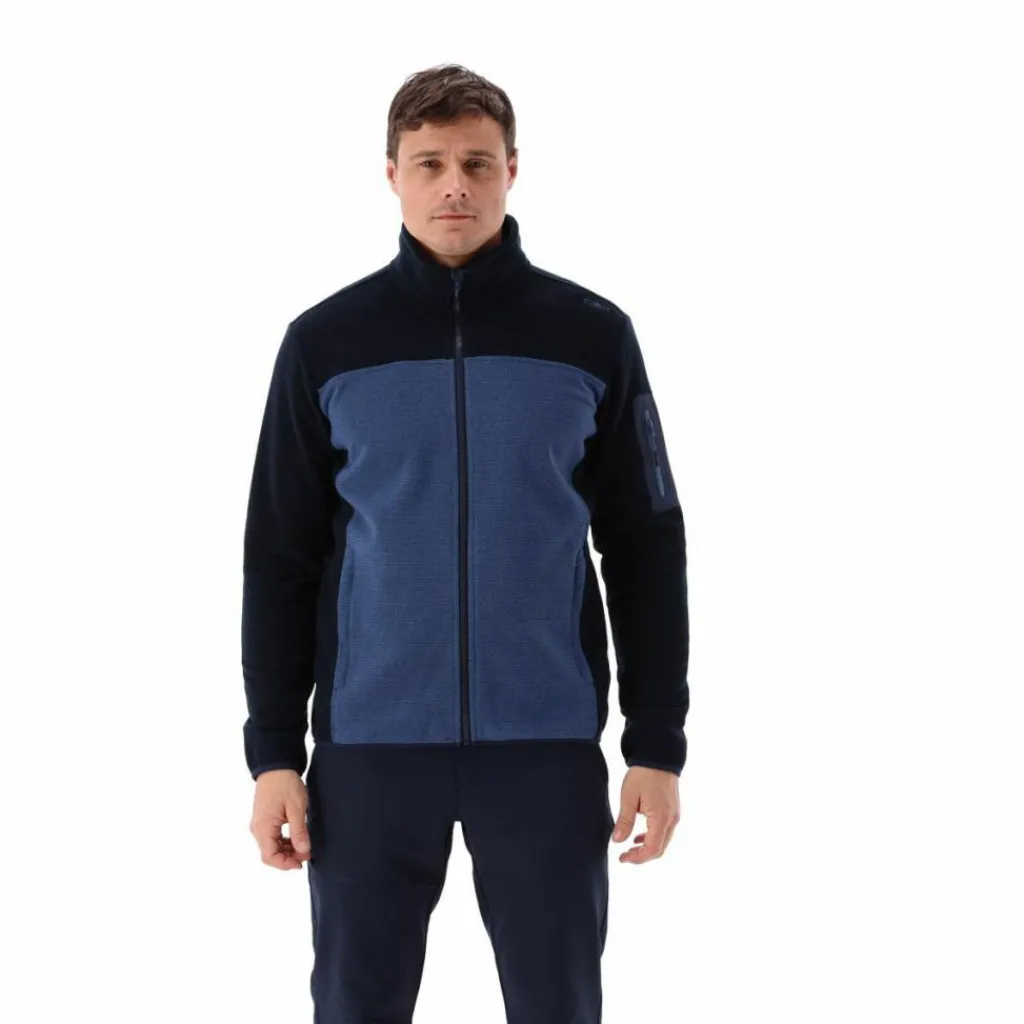 Herren-Fleece Jacquard-Knit-Tech mit Rautenmuster>CMP Hot