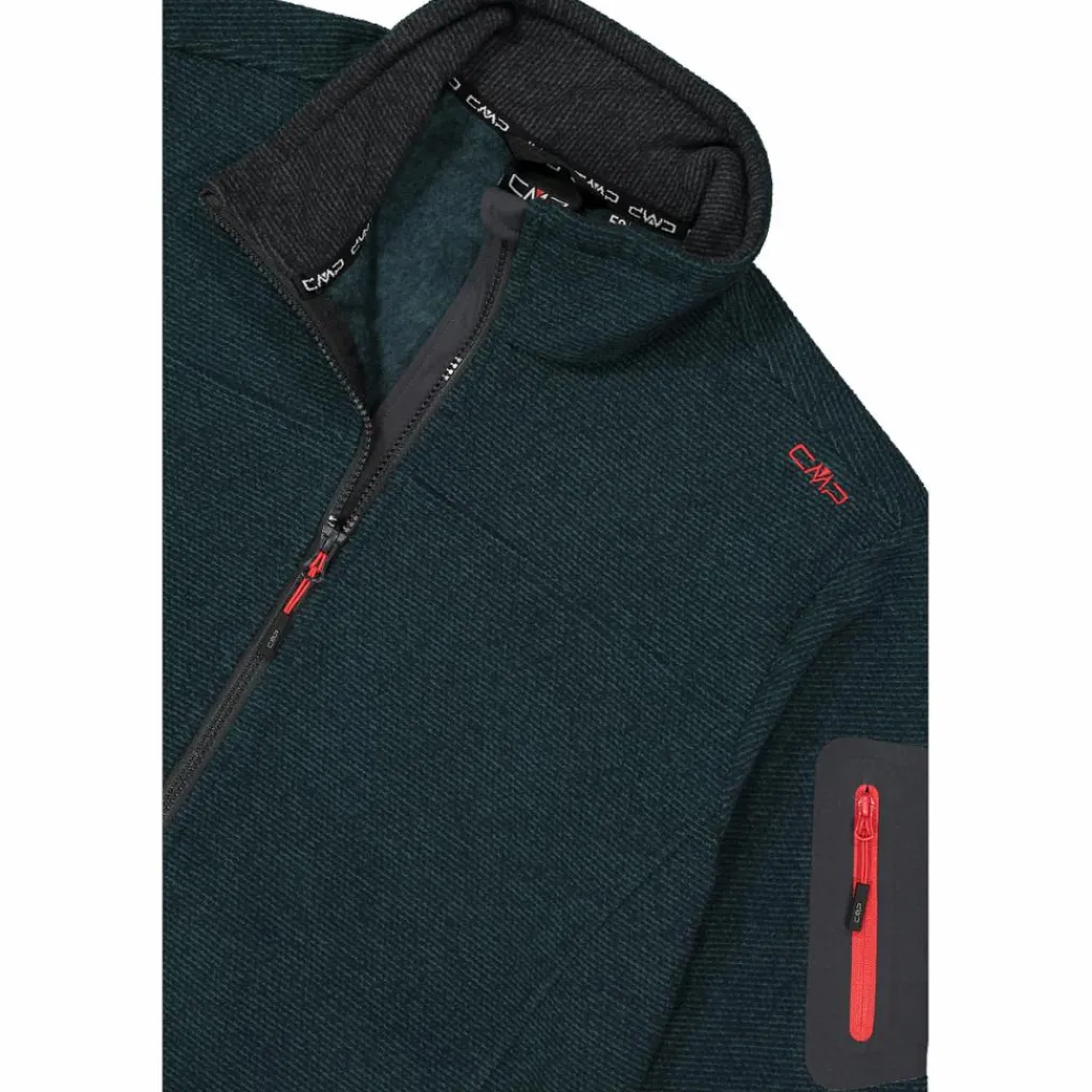 Herren-Fleece Jacquard-Knit-Tech mit Rautenmuster>CMP Hot
