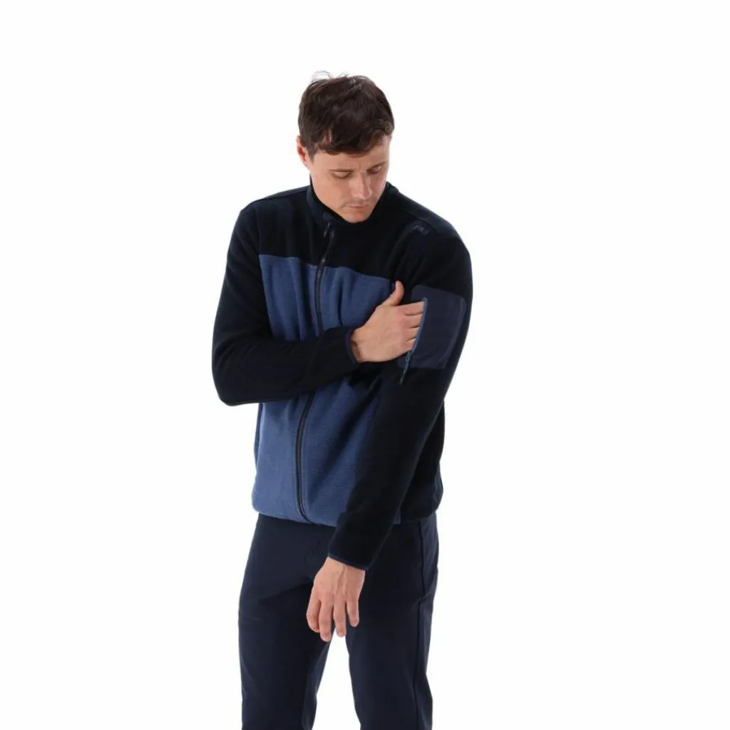 Herren-Fleece Jacquard-Knit-Tech mit Rautenmuster>CMP Hot