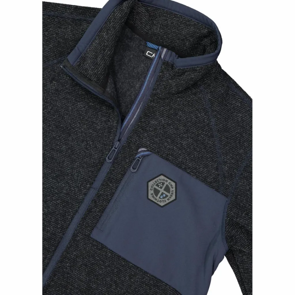 Herren-Fleecejacke aus Knit Tech Melange>CMP Best