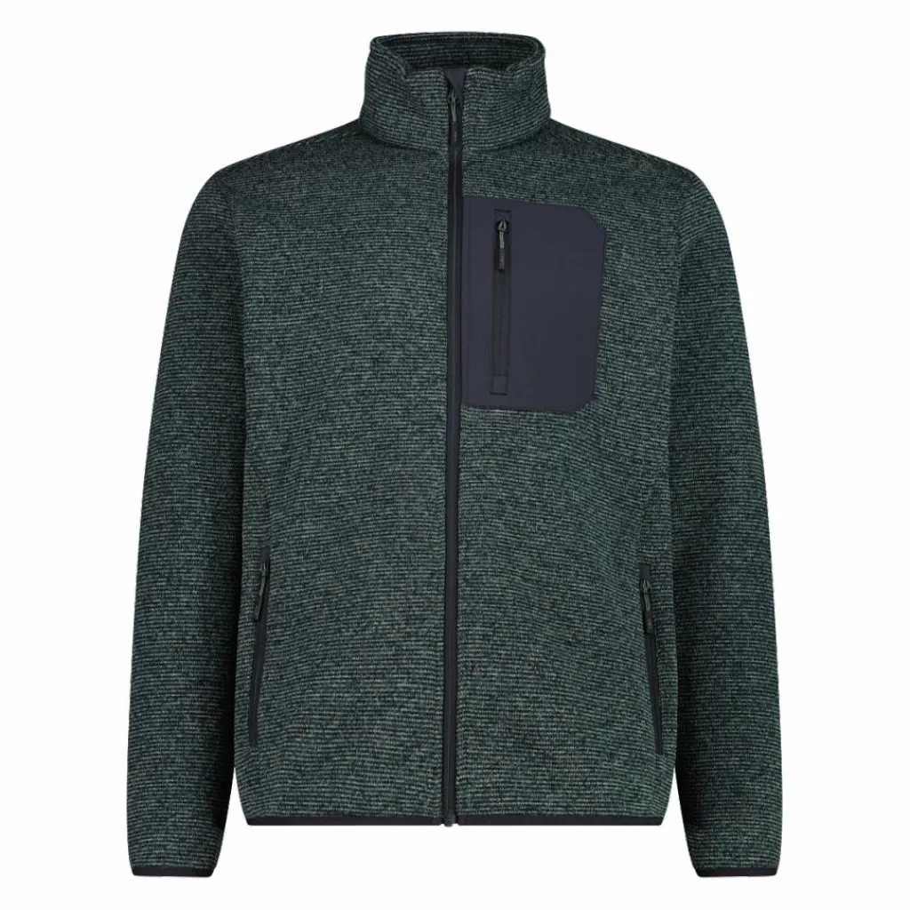 Herren-Fleecejacke mit Reißverschluss aus Knit Tech>CMP New