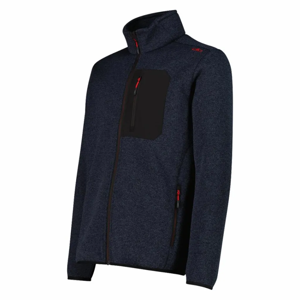 Herren-Fleecejacke mit Reißverschluss aus Knit Tech>CMP New