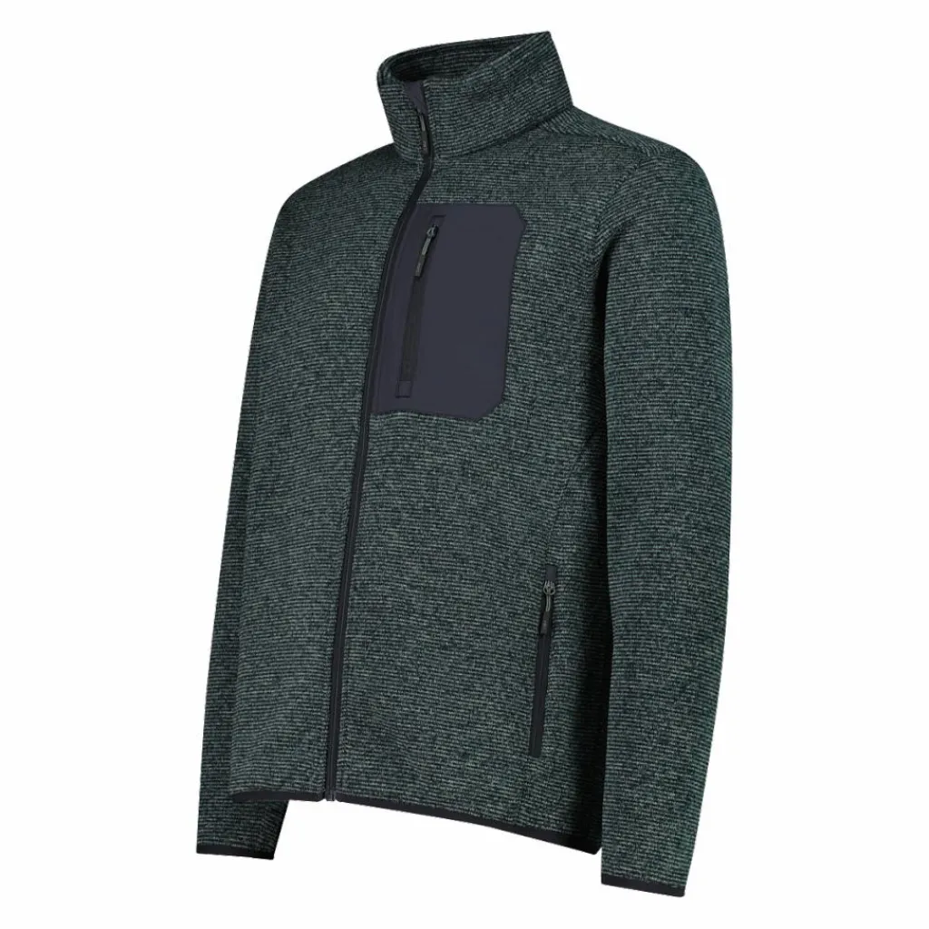 Herren-Fleecejacke mit Reißverschluss aus Knit Tech>CMP New