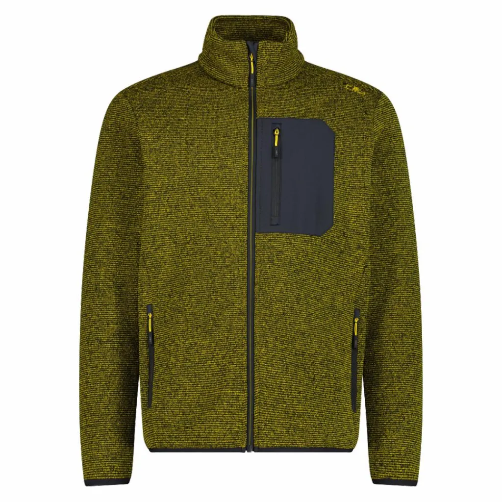 Herren-Fleecejacke mit Reißverschluss aus Knit Tech>CMP New