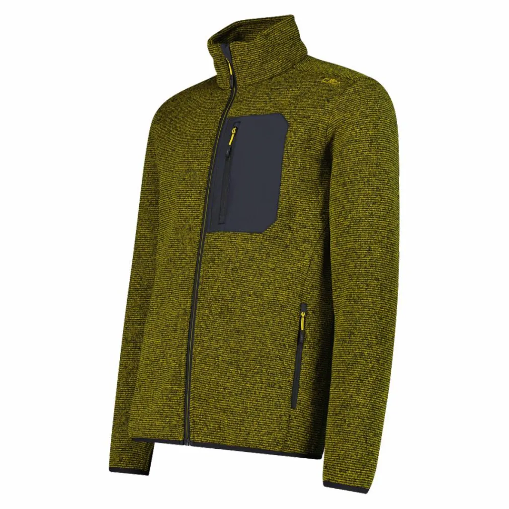 Herren-Fleecejacke mit Reißverschluss aus Knit Tech>CMP New