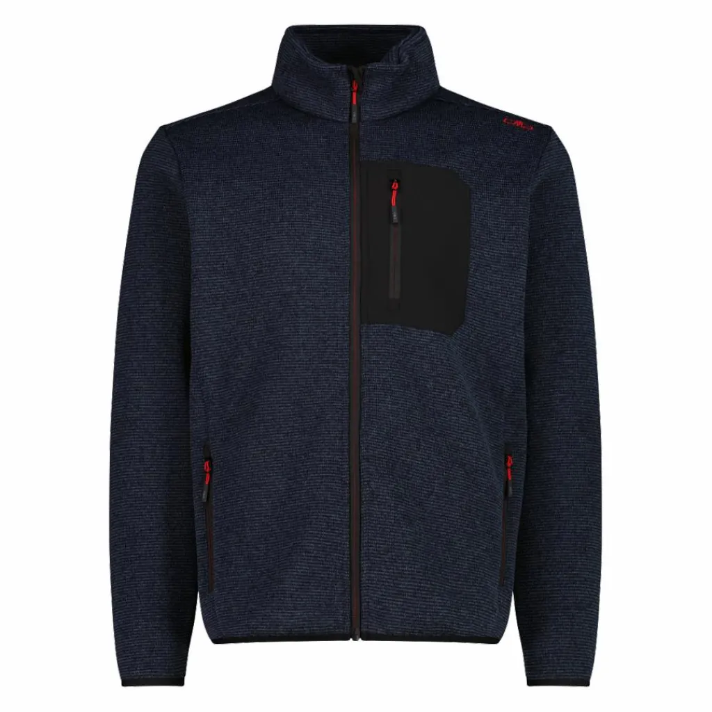 Herren-Fleecejacke mit Reißverschluss aus Knit Tech>CMP New
