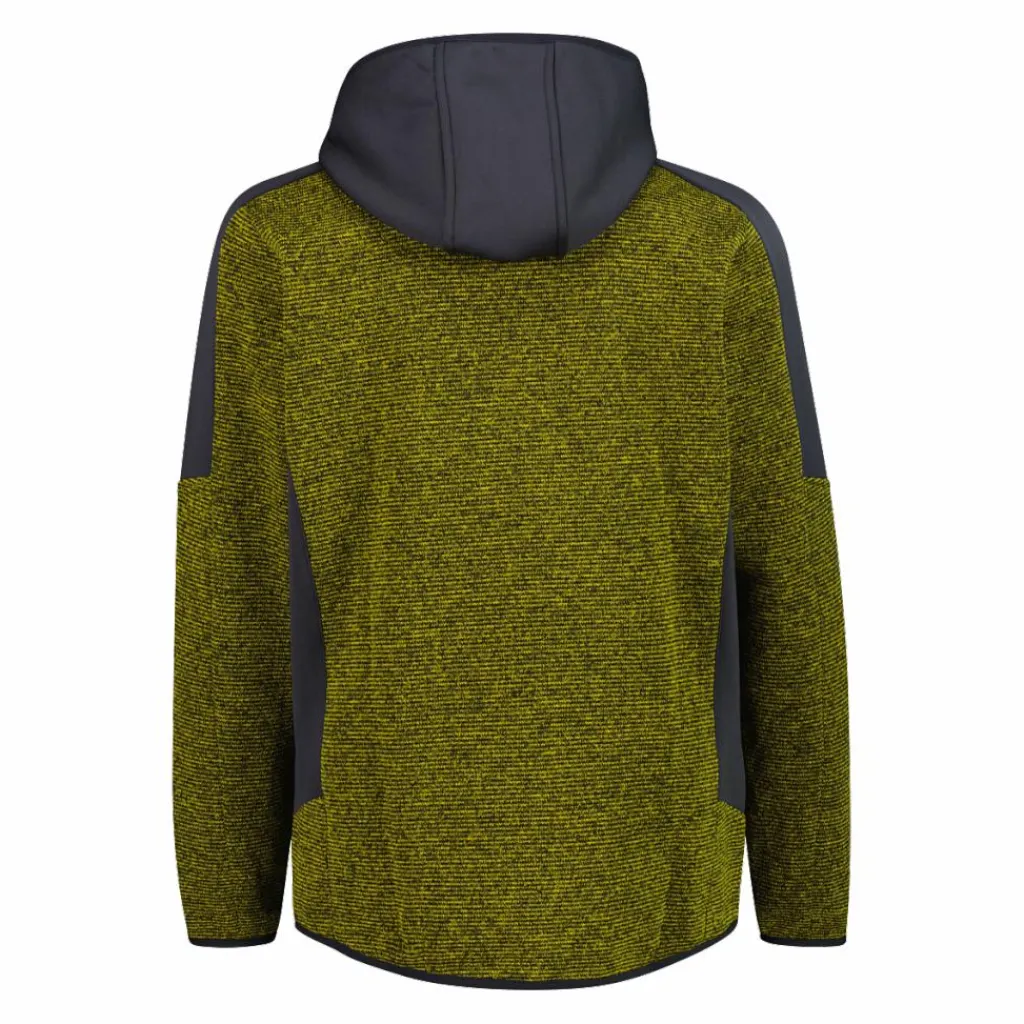 Herren-Fleecejacke mit Reißverschluss aus Knit Tech mit Kapuze>CMP Best