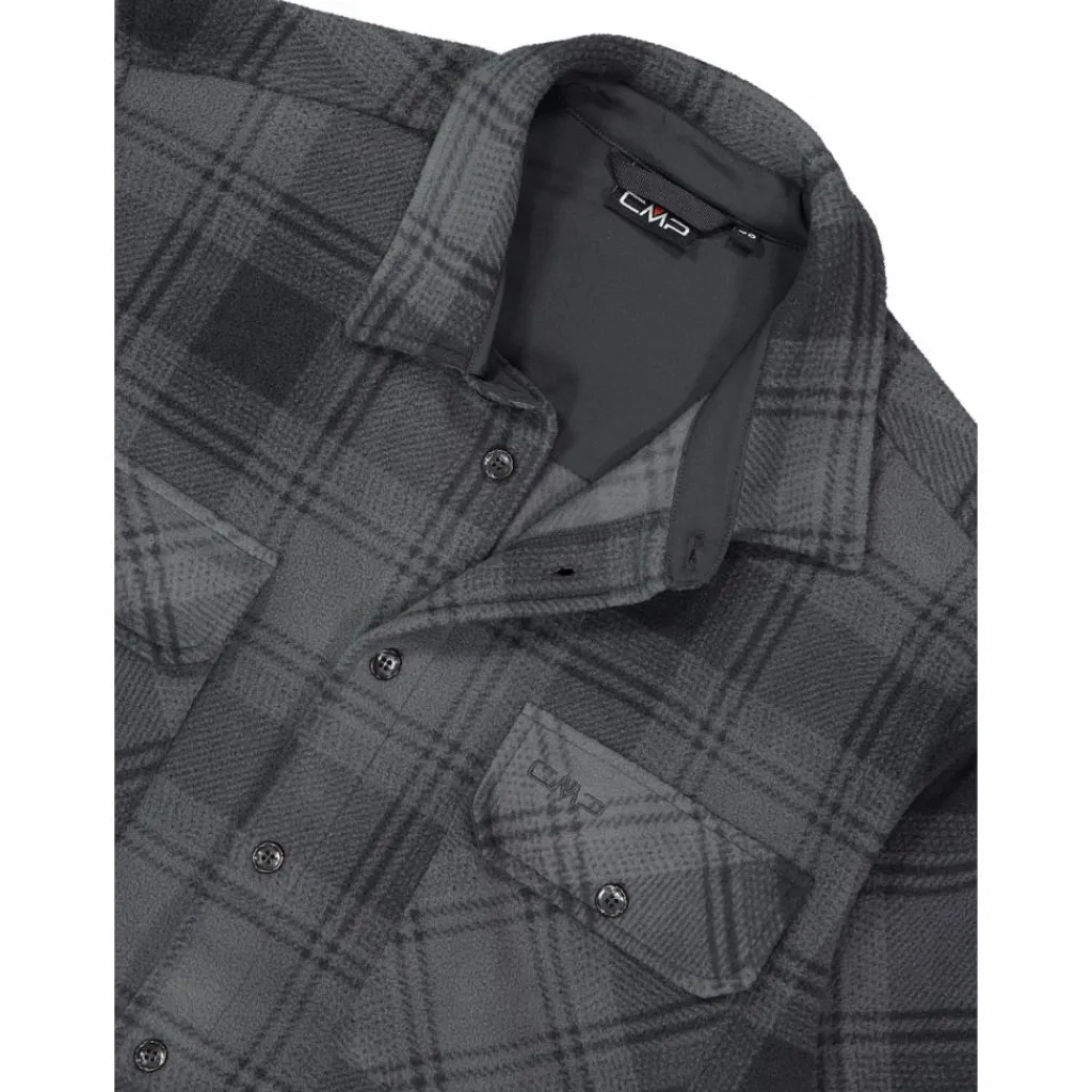 Herren-Fleece-Langarmshirt>CMP Hot
