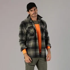 Herren-Fleece-Langarmshirt><noscript><img width=
