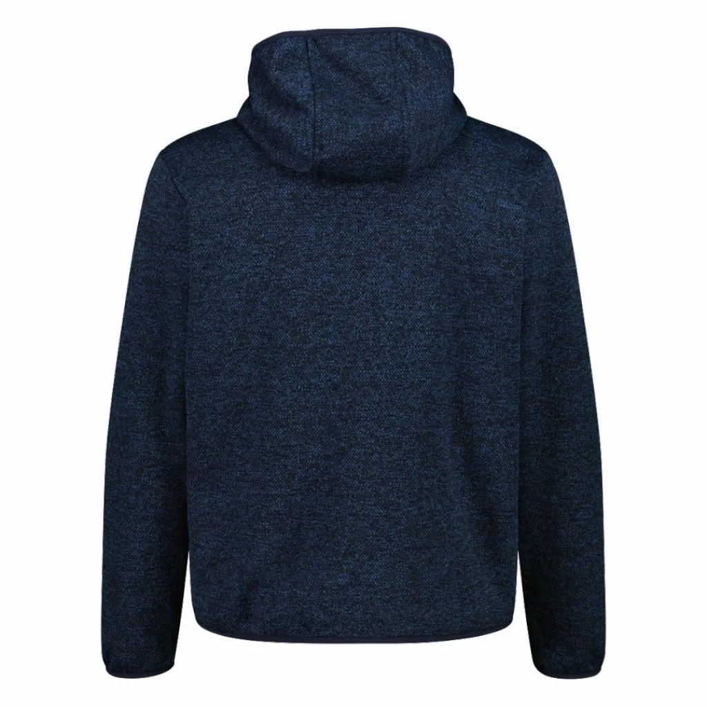 Herren-Hybrid-Fleecejacke aus Knit Tech Melange mit Kapuze>CMP Best