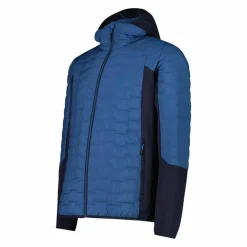 Herren-Hybridjacke Unlimitech wattiert mit PrimaLoft® Black ThermoPlume mit Kapuze><noscript><img width=