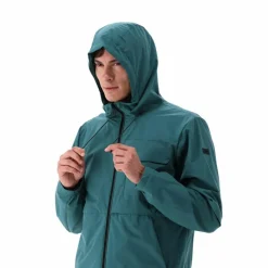 Herrenjacke mit fest angebrachter Kapuze><noscript><img width=