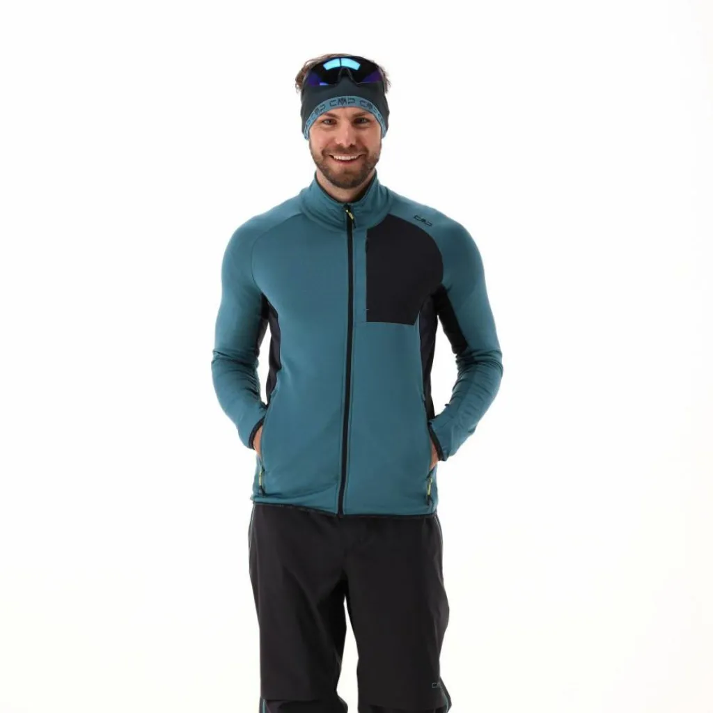Herren-Merino-Fleecejacke Unlimitech mit Reißverschluss>CMP Clearance