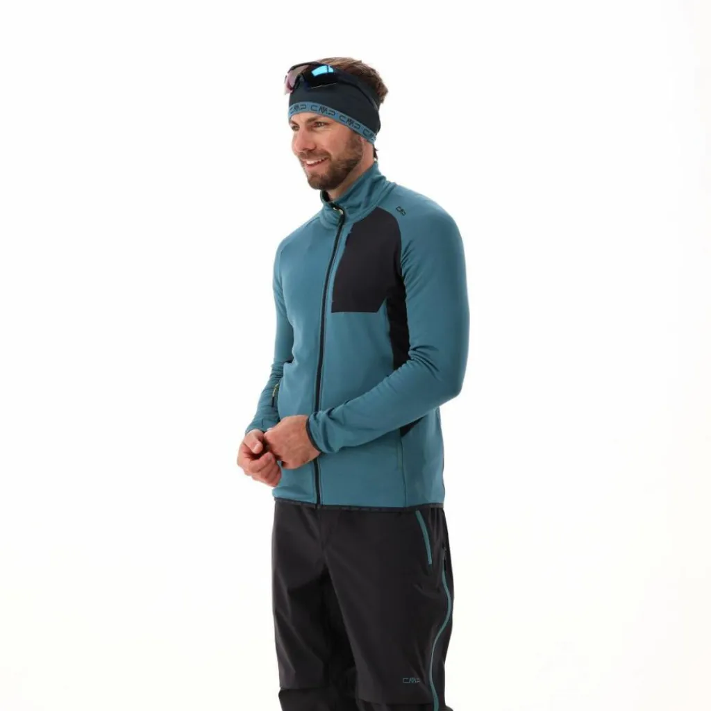 Herren-Merino-Fleecejacke Unlimitech mit Reißverschluss>CMP Clearance