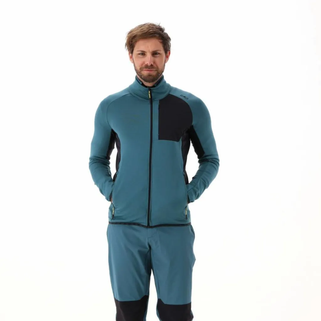 Herren-Merino-Fleecejacke Unlimitech mit Reißverschluss>CMP Clearance